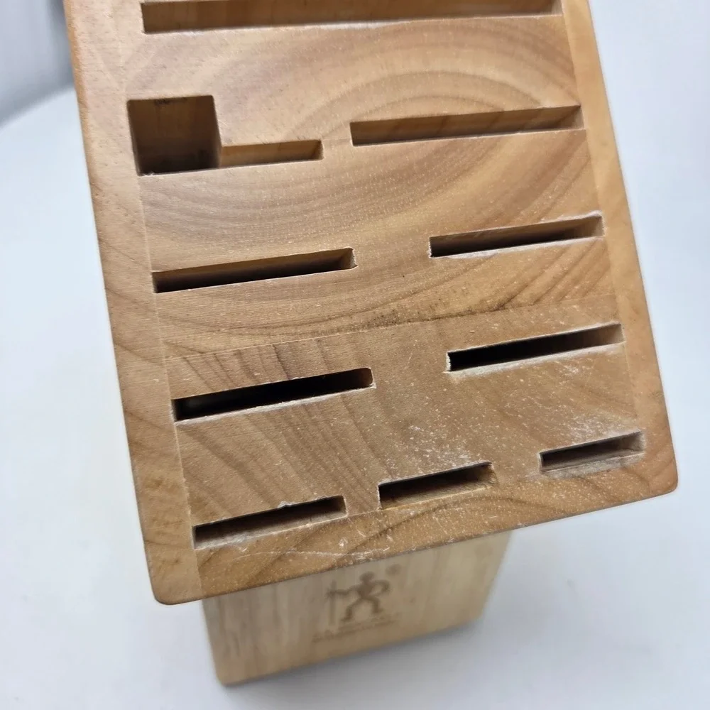 J.A. Henckels International 11 Slot Knife Block 35100-112 Wood Natural